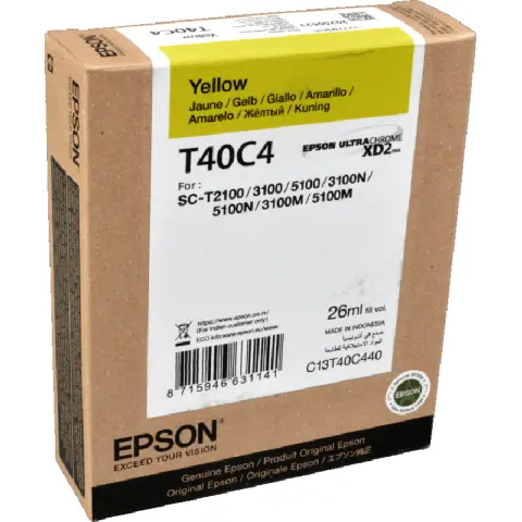 Tusz Epson T40C340 | 26ml |  yellow